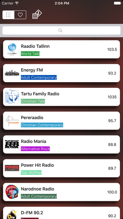 App screenshot
