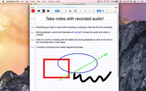audionote 2 lite iphone capturas de pantalla 1