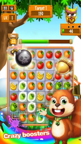 Fruit Link Burst: Crush Pop Gameのおすすめ画像1