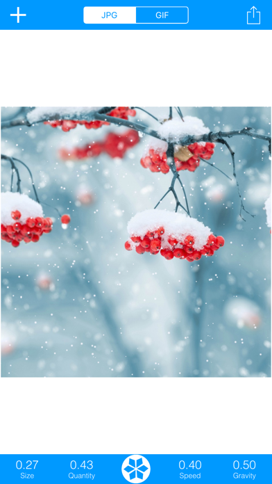 Snowing: GIF&JPG screenshot1