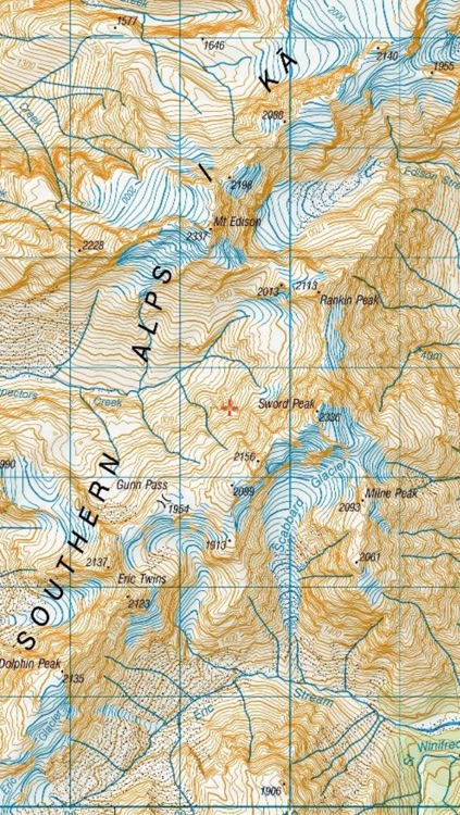 NZ Topo50 South Island