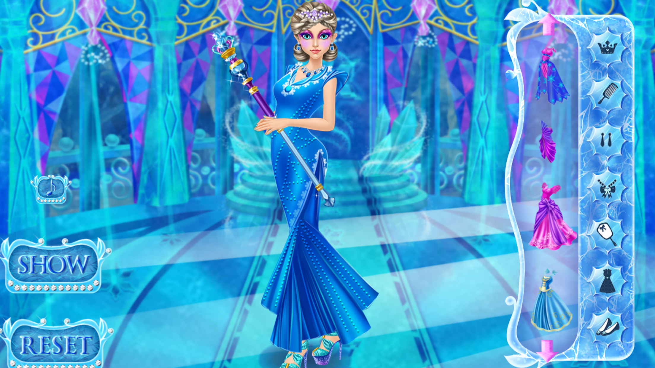 Queen Make up Ice Secret
