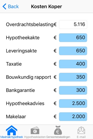 Hypotheek Calculator Pro screenshot 4