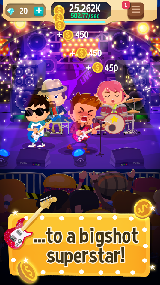 #2. Beat Bop: Pop Star Clicker (iOS) 由: Fliptus