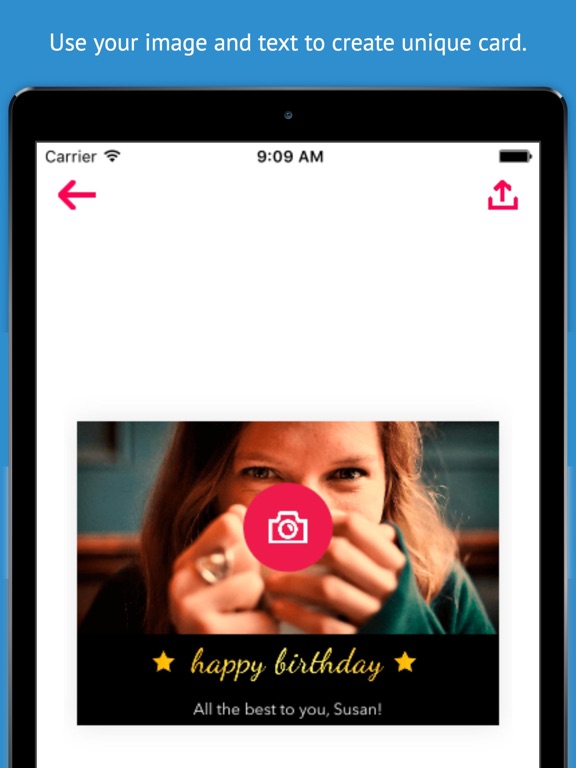Greeting Card Maker - Create Birthday Cards, Thank You Cards, and Holiday Cards iPad screenshot 3 - Productivity app