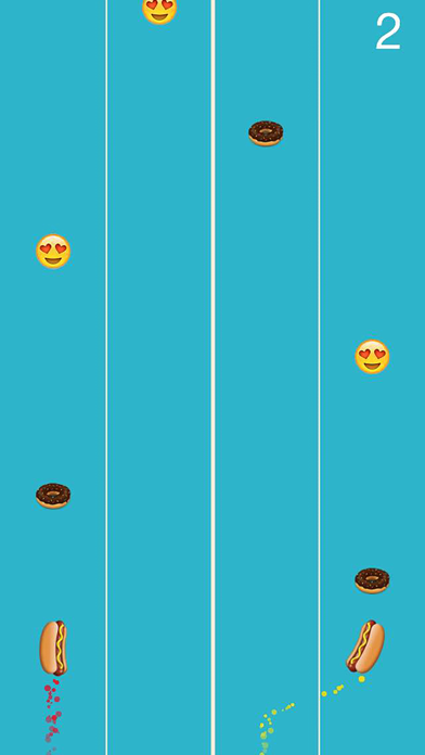 Screenshot #1 pour 2 Dogs - Emoji v Food