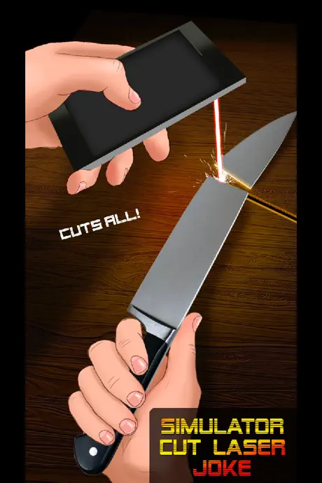 Simulator Cut Laser Joke