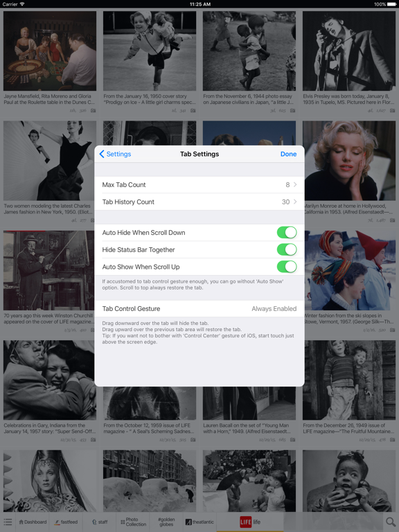 FastFeed T1 iPad screenshot 5 - Social Networking app