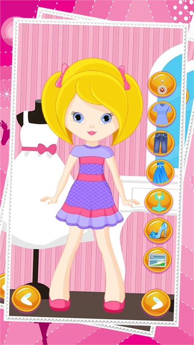 リトルガールドレスアップ人形 - 女の子のためのファッションメイクゲームのおすすめ画像4