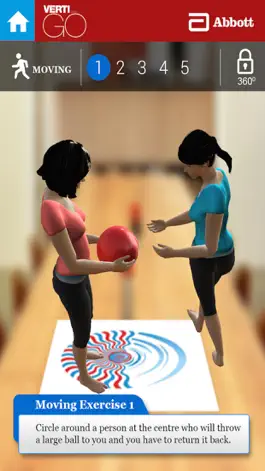 Game screenshot VertiGo Exercise (AR) apk