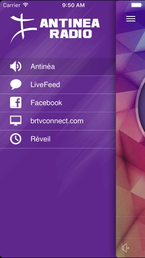 Antinéa Radio dans l'App Store