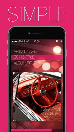 music player[dlive AD] Let`s enjoy safety&comfortable drive with music! screenshot 1