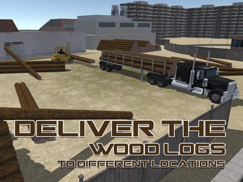 3Dロギングトラックの運転手 - この運転シミュレータゲームでメガ貨物貨物自動車を運転のおすすめ画像4