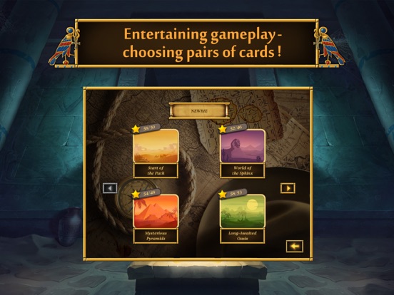 Screenshot #5 pour Egypt Solitaire. Match 2 Cards. Card Game Free
