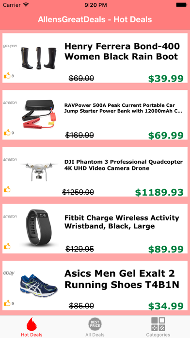 Screenshot #1 pour AllensGreatDeals