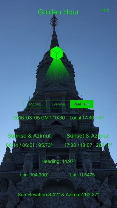 Screenshot #1 pour Golden Hour AR