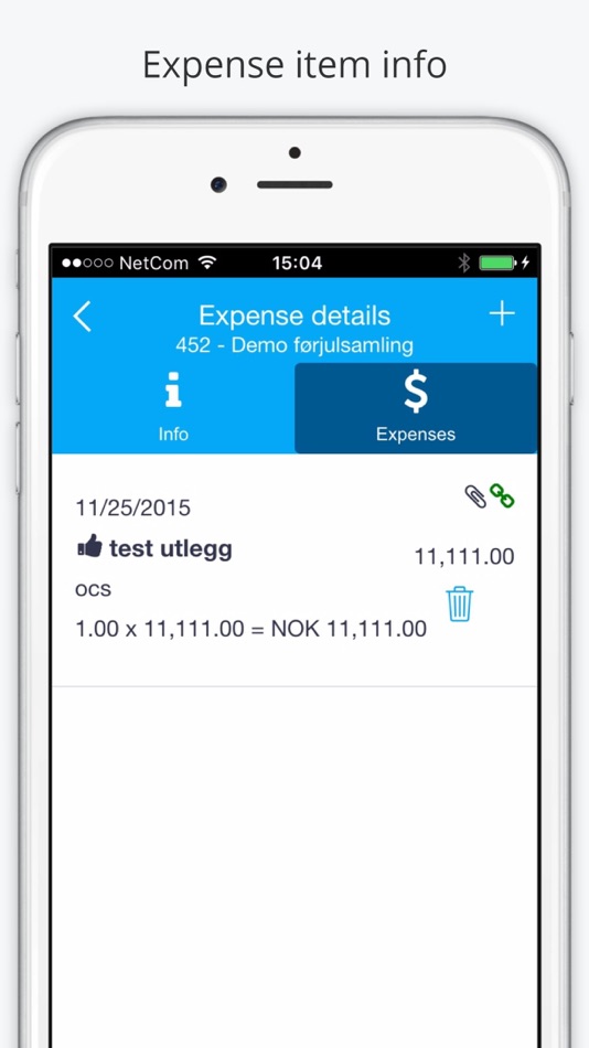 #5. OCS HR Expense (iOS) By: Johan Zwiegelaar
