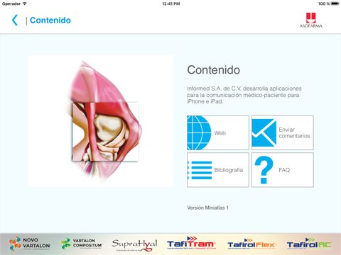 Screenshot #6 pour Mini Atlas Musculo Esquelético