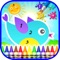 Coloring By Numbers For Kids It is designed for the children to learn colors and numbers to have fun painting