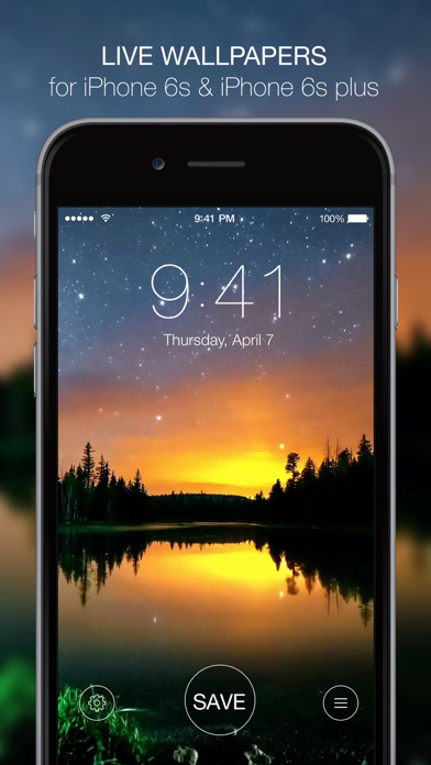 Live Wallpapers for iPhone 6s - Free Animated Themes and Custom Dynamic Backgroundsのおすすめ画像1