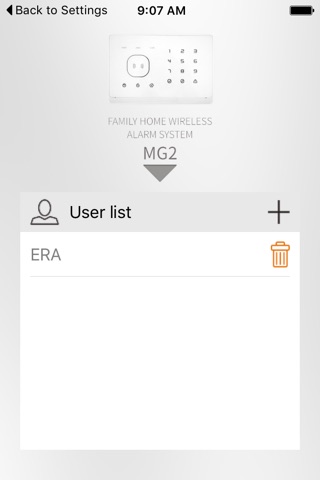 ERA Family Wireless Alarm (MG2) screenshot 2