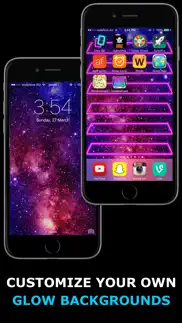 glow backgrounds - wallpapers! iphone screenshot 2
