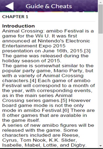 PRO - Animal Crossing amiibo Festival Game Version Guide screenshot 2