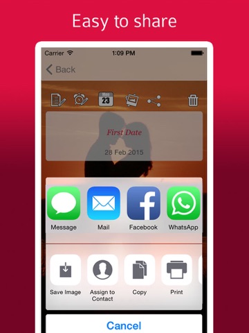 Relationship Calculator: Been Together Love Days Counter iPad screenshot 4 - Lifestyle app