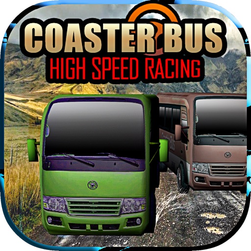 Coaster Bus High Speed Racing Icon