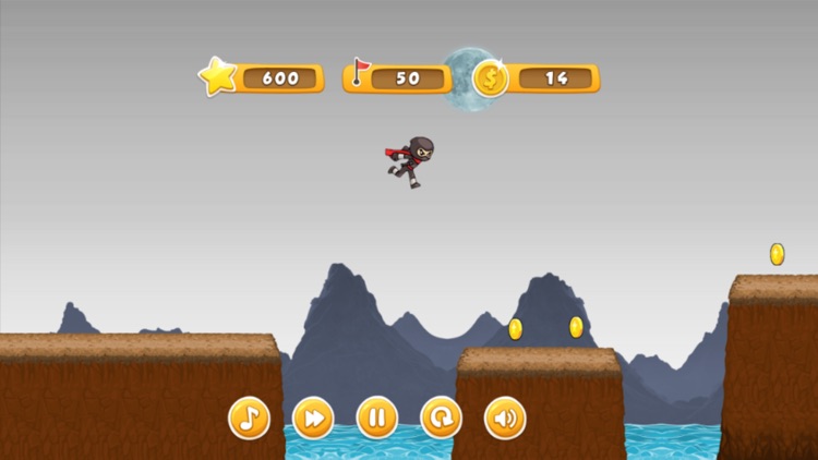 Ninjump Ninja Naruto Kid Karate Run & Jump With Sea screenshot-3