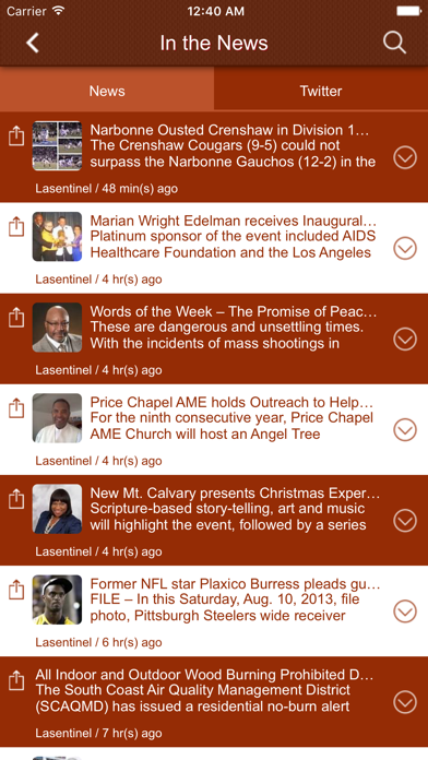 Screenshot #3 pour Los Angeles Sentinel Mobile Edition