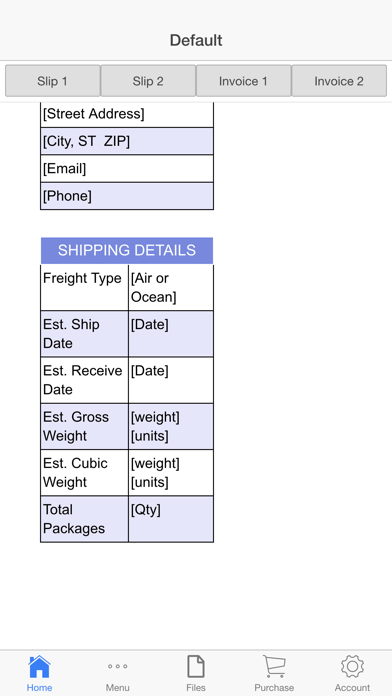 App screenshot