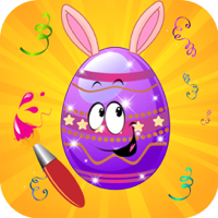Easter Bunny Eggs Painting and Designing - Play free kids game