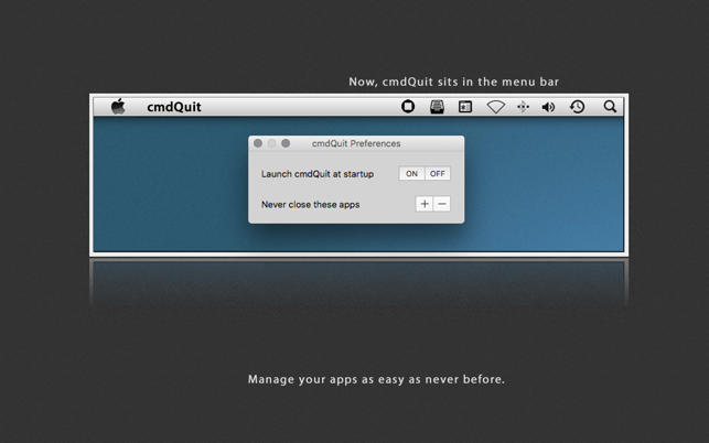 cmdQuit Screenshot