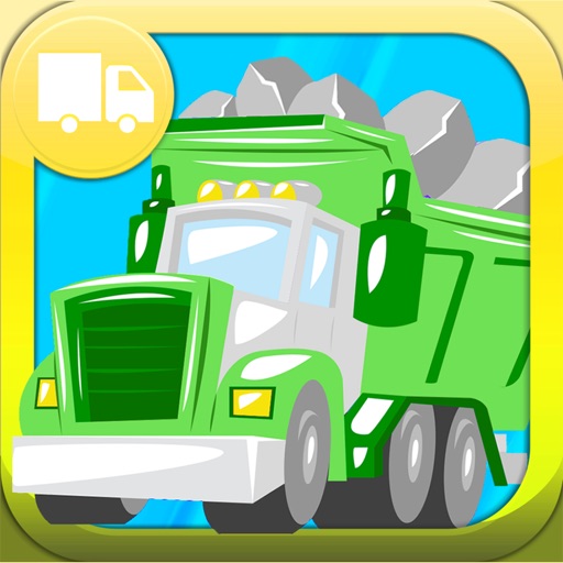 Trucks Cars Diggers Trains and Shadows Puzzles for Kids Lite icon