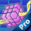 A Neon Bouncy cube Pro