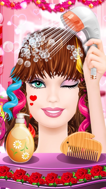 fashion doll hair salon game