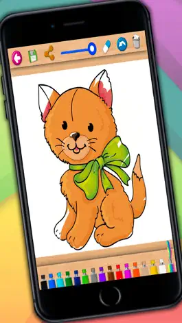 Game screenshot Краска кошки - милые котята книжка-раскраска mod apk