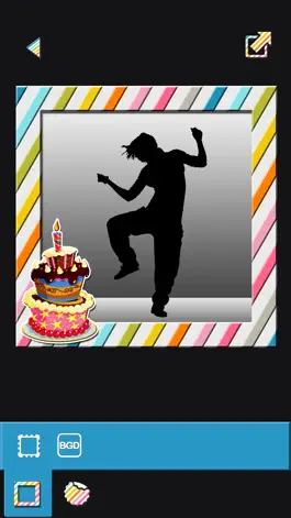 Game screenshot Frame Photos and Add Stickers with Happy Birthday Themes in Picture Editor apk