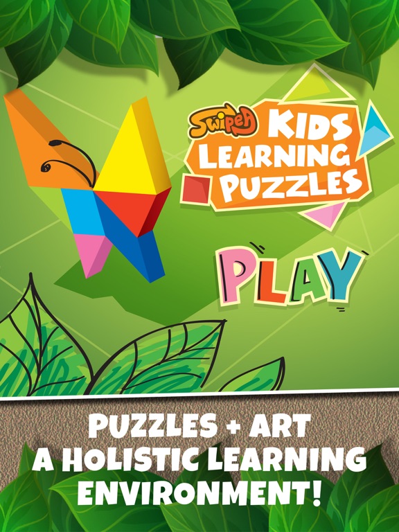 Kids Learning Puzzles: Garden Animals, K12 Tangramのおすすめ画像1