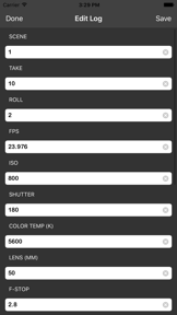 Camera Logger screenshot