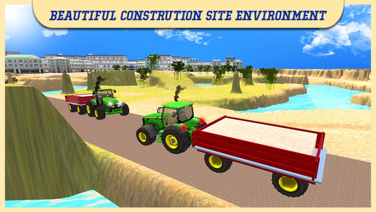 Tractor Sand Transporter Sim