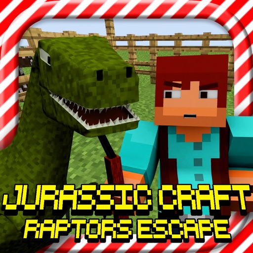 JURASSIC CRAFT - RAPTORS ESCAPE : Dinosaur Park Edition icon