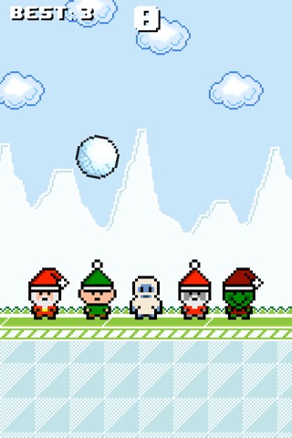 Snowball Fall - Falling Snow Fight Games with Frozen Snowman and Snowy Santaのおすすめ画像3