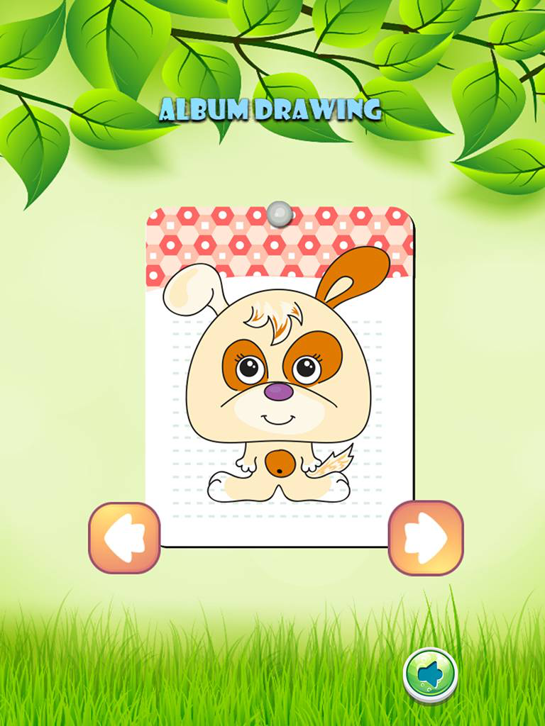Safari Animals Drawing Coloring Book - Cute Caricature Art Ideas pages for kids screenshot 6