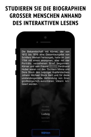 Schiller - interactive book screenshot 2