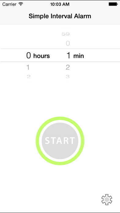 Screenshot #2 pour Simple Interval Alarm