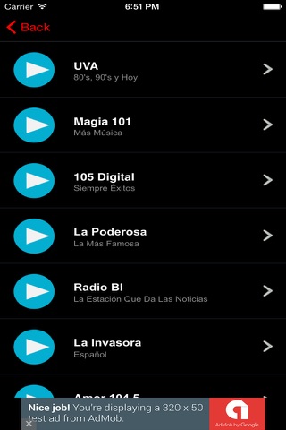 Estaciones de Radios de Mexico Gratis screenshot 4