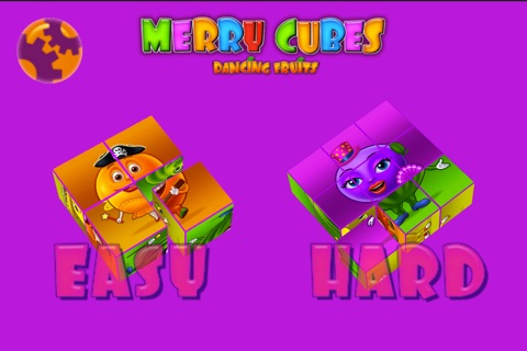 Merry Cubes HD - 3d cube fruit puzzles to develop fine motor skills screenshot 2