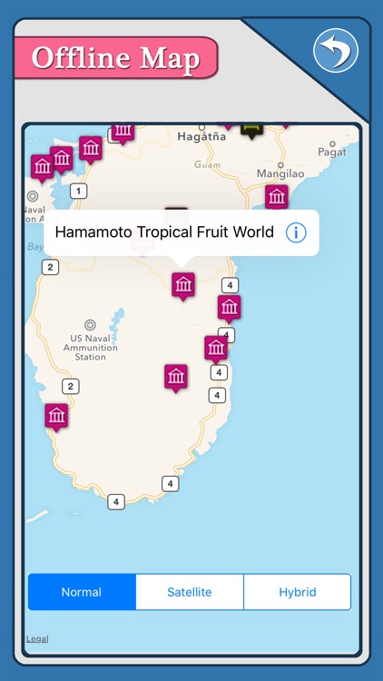 Guam Island Offline Map Guide